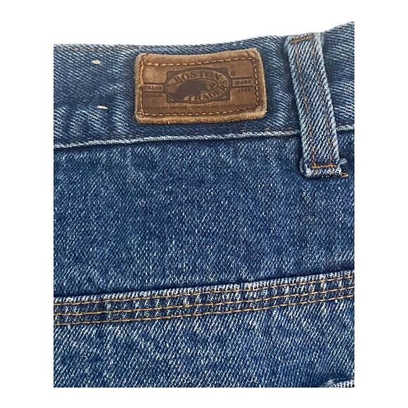 Boston Traders Men's Carpenter Flannel Lined Jeans Size 40x 32 Color Blue Denim - Picture 4 of 10